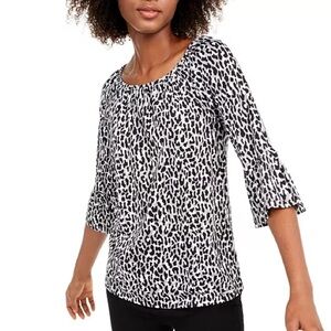 Michael Kors Bell Sleeve Jersey Knit Top